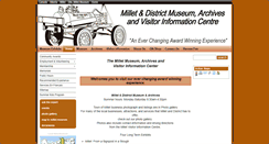 Desktop Screenshot of milletmuseum.ca